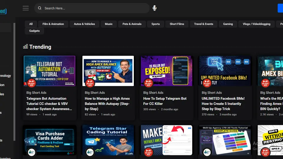 Complete Video Streaming Website Source